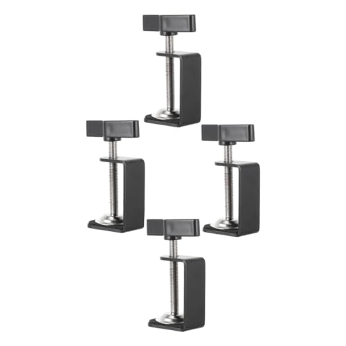 Homoyoyo 4 Stck Teiliges Tischklemmen aus Edelstahl und Kunststoff Stabile und Verstellbare Montageklemmen für Schreibtisch Multifunktionale Tischhalterung für Büro und Heimgebrauch Homoyoyo 4 Stck Teiliges Tischklemmen aus Edelstahl und Kunststoff Stabile und Verstellbare Montageklemmen für Schreibtisch Multifunktionale Tischhalterung für Büro und Heimgebrauch von Homoyoyo