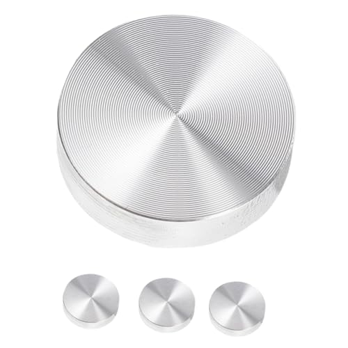 Homoyoyo 4 Stück Aluminium Rundscheiben Adapter für Glasplatten Stabile Verbindung Einfache Montage Elegantes Design Geeignet für Beistelltische und Vitrinen Homoyoyo 4 Stück Aluminium Rundscheiben Adapter für Glasplatten Stabile Verbindung Einfache Montage Elegantes Design Geeignet für Beistelltische und Vitrinen von Homoyoyo