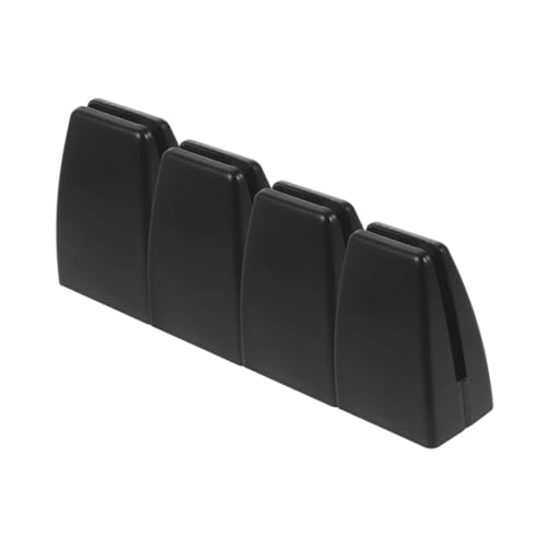 Homoyoyo 4 Stück Aluminiumlegierung Schreibtisch Trennwand Klemme Verstellbar für Tischplatten Büro Schreibtisch Privatsphäre Panel Halterung mit Eleganter Schwarzer Oberfläche Einfach zu von Homoyoyo