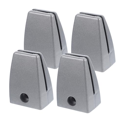 Homoyoyo 4 Stück Aluminiumlegierung Schreibtisch Trennwand Klemmen Stabile Sichtschutzhalter für Holz und Glas Einfache Befestigung für Büro Besprechungsraum Trainingsraum Vielseitige von Homoyoyo