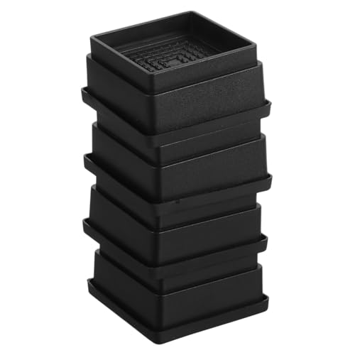 Homoyoyo 4stücke Stackbare Gummi-möbelerhöhungen Für Bett Und Stühle Rutschfester Möbelfußheber Für Sofa Höhenverstellbare Riser Blocks Stabil Und Langlebig von Homoyoyo