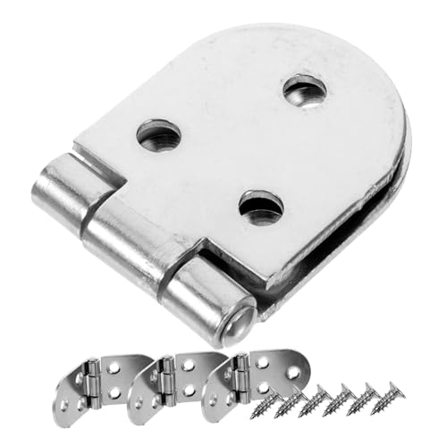 Homoyoyo 4 Stück Edelstahl Halbkreis Türscharniere Teiliges mit Schrauben Geräuschdämpfend Rostfrei für Schranktür Holztür Möbel und DIY Projekte Geeignet Homoyoyo 4 Stück Edelstahl Halbkreis Türscharniere Teiliges mit Schrauben Geräuschdämpfend Rostfrei für Schranktür Holztür Möbel und DIY Projekte Geeignet von Homoyoyo