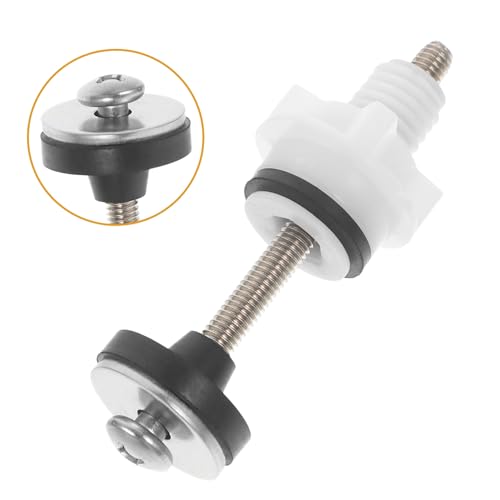 Homoyoyo 4 Stück Edelstahl Wc Sitz Schraubenset Robust Rostfrei Toilettensitz Befestigungsschrauben Stabile Scharniere für Toilette Montage Ersatzteile von Homoyoyo