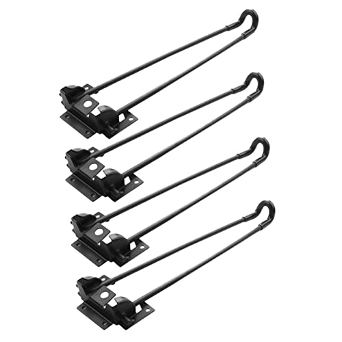 Homoyoyo Haarnadel Tischbeine 4 Stück Klappbare Tischbeine für Schwere Lasten Metall 185mm für Couchtisch Beistelltisch Selbstgemacht Möbel von Homoyoyo