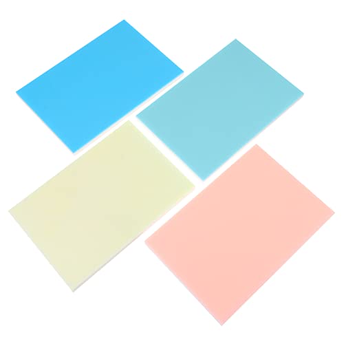 Homoyoyo 4 Stück Geschnitzte Gummi Ziegel Stempeln Stempelschnitzblock drucken Schnitzblöcke Herstellung Schnitzblock aus Gummi Stempelblock DIY -Stempel Stempelmacher Druckerzeugnisse PVC von Homoyoyo