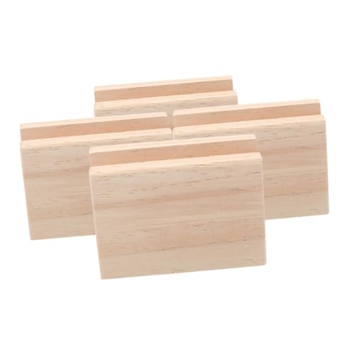Homoyoyo 4 Stück Holz Möbel Risers für Bett Sofa Stuhl Tisch Beine Erhöhung Stabil Stark Extra Stauraum Schlafzimmer Wohnzimmer Büro von Homoyoyo