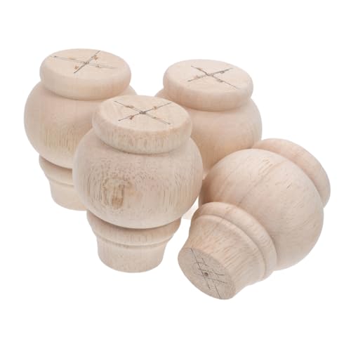 Homoyoyo 4 Stück Holz Möbelbeine Unfertige Möbel Füße für Sofa Tisch Stabil Robust Einfache Montage ohne Werkzeug DIY Anpassung für Ihre Wohnkultur Homoyoyo 4 Stück Holz Möbelbeine Unfertige Möbel Füße für Sofa Tisch Stabil Robust Einfache Montage ohne Werkzeug DIY Anpassung für Ihre Wohnkultur von Homoyoyo