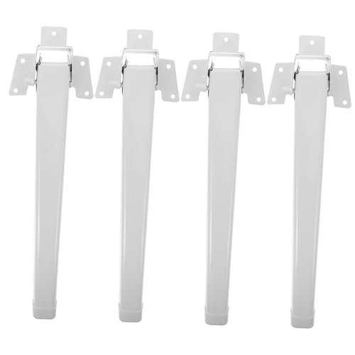 Homoyoyo 4 Stück Klappbare Metall Tischbeine Robuste Verstellbare Möbelbeine für Schreibtisch Bett Sofa DIY Möbelfüße Tragbar Stabile Eisenkonstruktion Einfache Montage von Homoyoyo