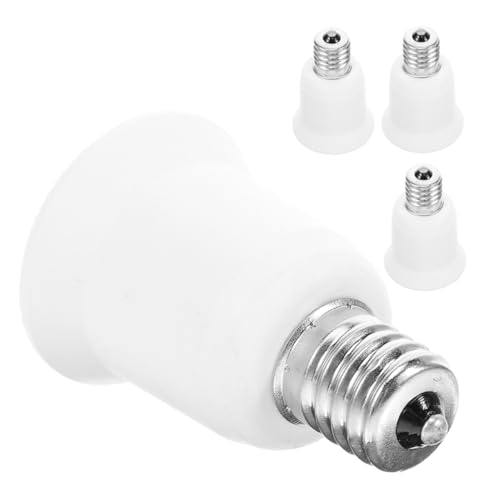 Homoyoyo 4 Stück Lampenfassung Adapter Langlebiger LED lichtsockel Adapter Einfacher Einbau Kompatibel mit Tisch Deckenlampen und DIY beleuchtungssystemen von Homoyoyo