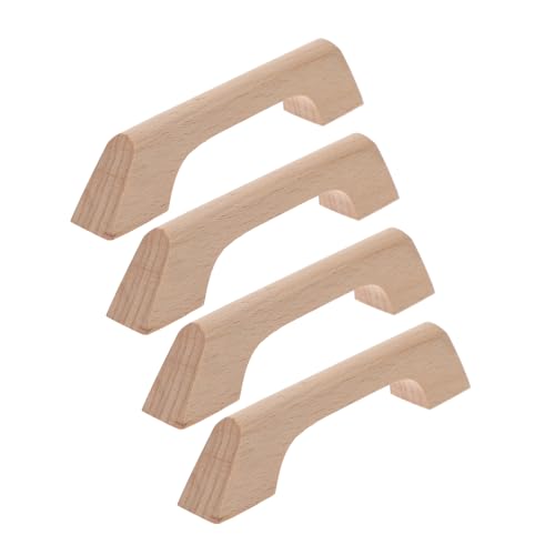 Homoyoyo 4 Stück Massive Buchenholz Möbelgriffe Teiliges Robuste Schrankgriffe und Küchenschubladen Griffe Einfache Montage Langlebige Türgriffe für Kommode Schrank und Kleiderschrank Homoyoyo 4 Stück Massive Buchenholz Möbelgriffe Teiliges Robuste Schrankgriffe und Küchenschubladen Griffe Einfache Montage Langlebige Türgriffe für Kommode Schrank und Kleiderschrank von Homoyoyo