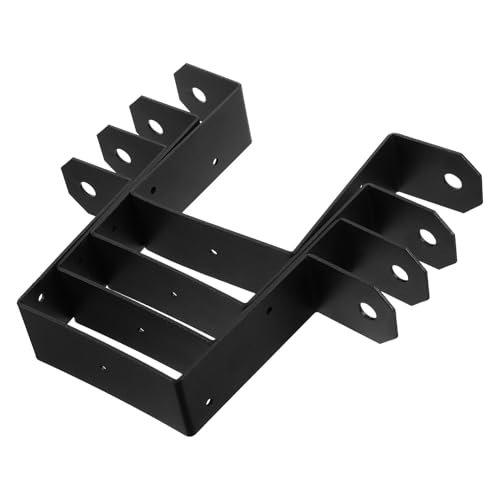 Homoyoyo 4 Stück Metallhalterungen für Holzdeck Geländer Treppen Vielseitig Einsetzbar Wetterfest und Heavy Duty Design für Stabilität Homoyoyo 4 Stück Metallhalterungen für Holzdeck Geländer Treppen Vielseitig Einsetzbar Wetterfest und Heavy Duty Design für Stabilität von Homoyoyo