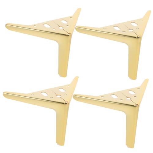 Homoyoyo 4 Stück Metallmöbelfüße Robuste Möbelbeine für Sofas Schränke und Tische Verstellbare Höhe Design Kaltgewalztem von Homoyoyo