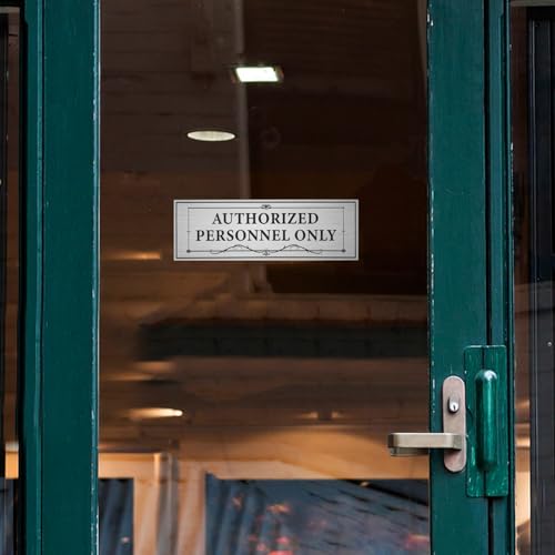 Homoyoyo 4 Stück Mitarbeiter Schild PVC Aufkleber Selbstklebende Angestellten Zugang für Büro Türen Wände Bereiche Minimalistisches Design Homoyoyo 4 Stück Mitarbeiter Schild PVC Aufkleber Selbstklebende Angestellten Zugang für Büro Türen Wände Bereiche Minimalistisches Design von Homoyoyo