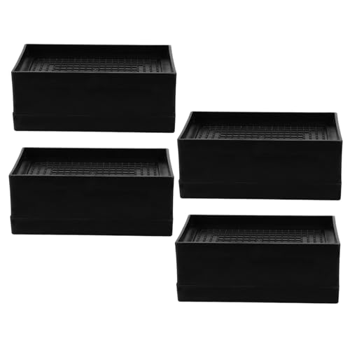 Homoyoyo 4 Stück Möbel Erhöhungspads aus Langlebigem Tpu Rutschfest Stoßdämpfend Hohe Möbeluntersetzer für Bett Sofa Tisch und Schrank Einfache Montage Design von Homoyoyo
