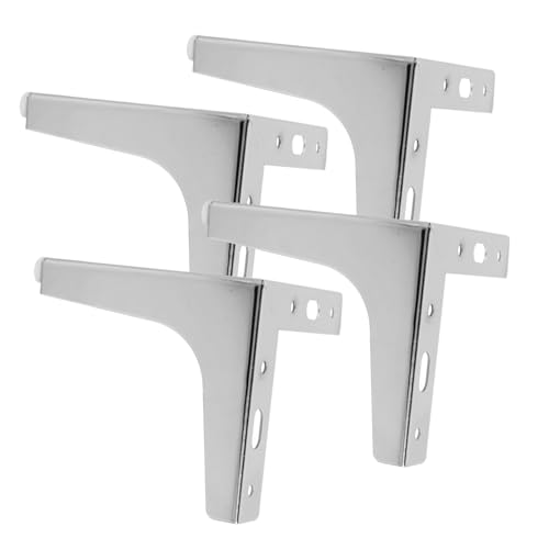 Homoyoyo 4 Stück Möbelbeine Aus Metall Arbeitsplatte Schrank Verstellbare Füße Hochleistungsbeine Couch Beine Verstellbares, Robustes Fußbett Möbelfüße Zusammenklappbar Modern Eisen Silver Homoyoyo 4 Stück Möbelbeine Aus Metall Arbeitsplatte Schrank Verstellbare Füße Hochleistungsbeine Couch Beine Verstellbares, Robustes Fußbett Möbelfüße Zusammenklappbar Modern Eisen Silver von Homoyoyo