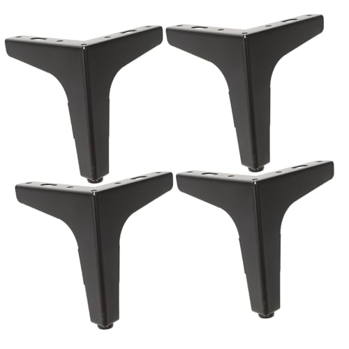 Homoyoyo 4 Stück Möbelfüße Dreieckig Metall Möbelfüße Schwerlast Möbelbeine Ersatz Füße für Sofa Schrank Tisch Möbelstützbeine Robust und Rostfrei von Homoyoyo