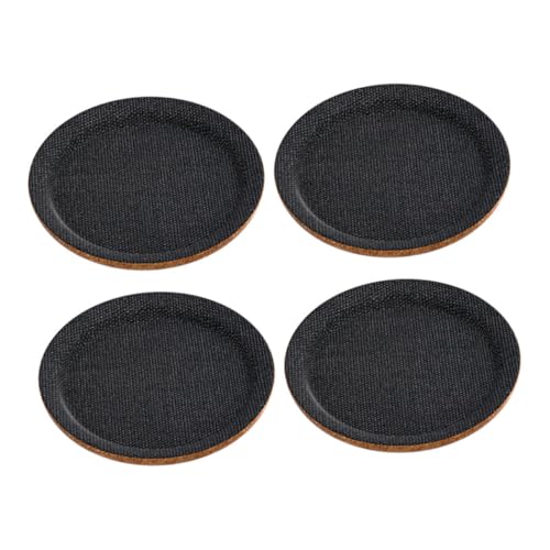 Homoyoyo 4 Stück Möbelgleiter rutschfeste Filzfüße für Bett Sofa Schrank Kratzfeste Bodenschutz Pads aus Filzstoff Langlebig Geräuscharm Geeignet für Harte Böden und Büromöbel von Homoyoyo