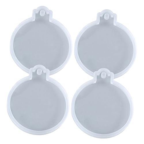Homoyoyo 4 Stück Silikonform Teilig Rundes DIY Plakettengießform Flexible Reißfeste Epoxidharz Silikonform für Weihnachtsdeko Langlebig Leicht Entfernbar für Kreative Handwerksarbeiten Homoyoyo 4 Stück Silikonform Teilig Rundes DIY Plakettengießform Flexible Reißfeste Epoxidharz Silikonform für Weihnachtsdeko Langlebig Leicht Entfernbar für Kreative Handwerksarbeiten von Homoyoyo