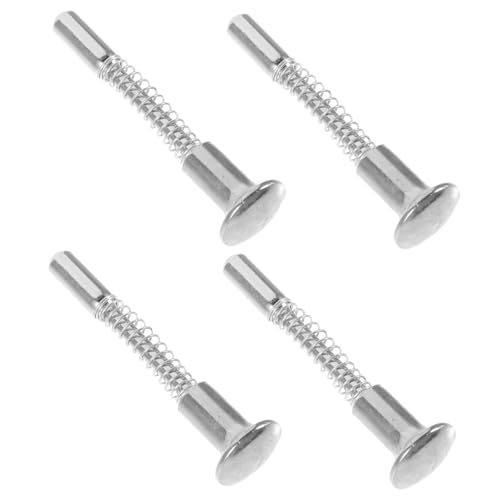 Homoyoyo 4 Stück Teiliges Babybett Feder-latch Federbelasteter Riegel für Kinderbett Universeller Fenster Schrankverschluss Einfach zu Montieren Langlebiges Krippenzubehör von Homoyoyo