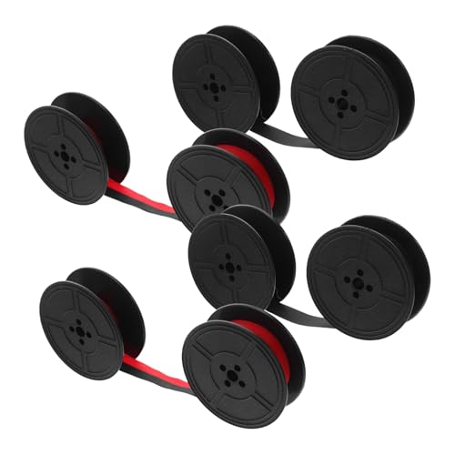 Homoyoyo 4 Stück Teiliges Doppelspulen Schreibmaschinenband Ersatz für Vintage Mechanische Schreibmaschinen Langlebig Einfache Installation Kompatibel mit Meisten Twin Spool Modellen von Homoyoyo