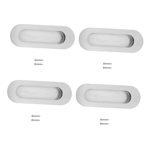 Homoyoyo 4 Stück Teiliges Edelstahl Eingelassene Verdeckte Schubladengriffe Ovaler Flush Möbelgriff für Schränke Kommoden Küchenschubladen Langlebig Installieren Vielseitig Einsetzbar Homoyoyo 4 Stück Teiliges Edelstahl Eingelassene Verdeckte Schubladengriffe Ovaler Flush Möbelgriff für Schränke Kommoden Küchenschubladen Langlebig Installieren Vielseitig Einsetzbar von Homoyoyo