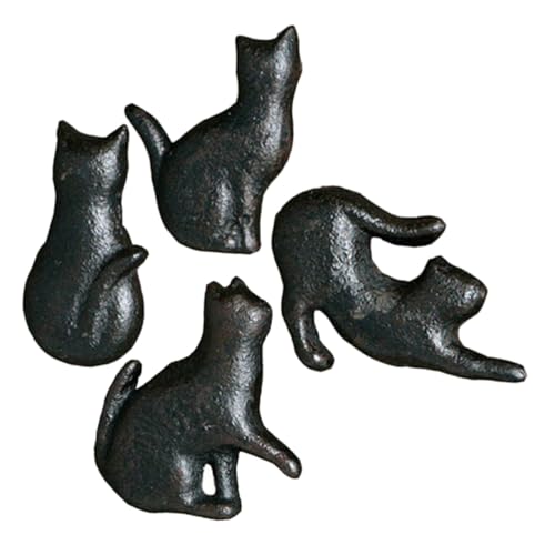 Homoyoyo 4 Stück Teiliges Eisengriffe für Möbel Rustikaler Schrankschubladen griff Schwarz Vintage stil Robust und Kreativ Geeignet für Kleiderschränke und Wohnmöbel Homoyoyo 4 Stück Teiliges Eisengriffe für Möbel Rustikaler Schrankschubladen griff Schwarz Vintage stil Robust und Kreativ Geeignet für Kleiderschränke und Wohnmöbel von Homoyoyo