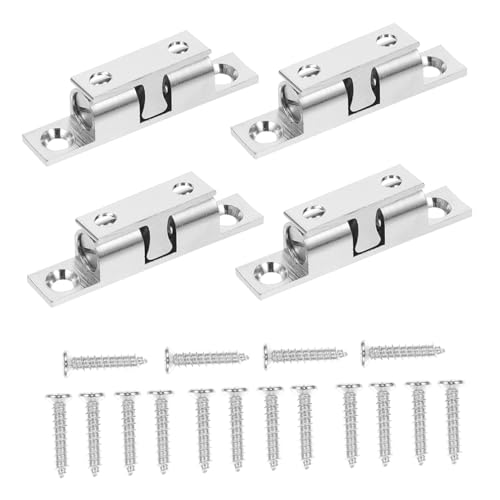 Homoyoyo 4 Stück Teiliges Kupfer Kugelschnäpper für Möbel Schranktüren mit Einstellbarer Spannung Einfache Montage für Schränke Kleiderschränke und Schwingtüren Langlebige Türfangrolle Homoyoyo 4 Stück Teiliges Kupfer Kugelschnäpper für Möbel Schranktüren mit Einstellbarer Spannung Einfache Montage für Schränke Kleiderschränke und Schwingtüren Langlebige Türfangrolle von Homoyoyo