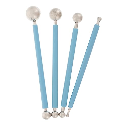 Homoyoyo 4 Stück Teiliges Modellierwerkzeug Doppelendedes Kugelschreiber Skulptur Werkzeug für Details und Lochpressen bei Polymer und Handwerksprojekten Homoyoyo 4 Stück Teiliges Modellierwerkzeug Doppelendedes Kugelschreiber Skulptur Werkzeug für Details und Lochpressen bei Polymer und Handwerksprojekten von Homoyoyo