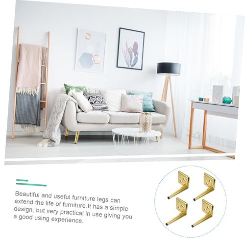 Homoyoyo 4 Stück Teiliges Möbelbeine Robustem Eisen Stabile Möbelstützfüße für Sofa Bett Schrank Kreative Konische Form Langlebig und Vielseitig Einsetzbar für Wohn Büroeinrichtung Höhe von Homoyoyo