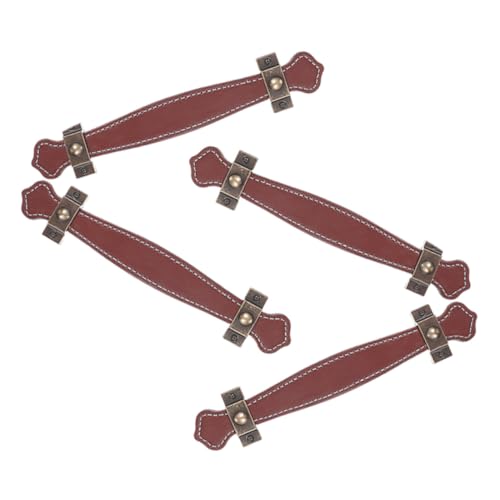 Homoyoyo 4 Stück Teiliges PU Schrankgriff Flexible und Weiche Schubladengriffe Langlebige Möbelgriffe für Kommode und Küchenschrank Einfache Montage Sicher von Homoyoyo