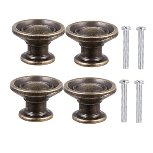 Homoyoyo 4 Stück Teiliges Runde Retro Möbelknöpfe Langlebigem Material Europäischer Stil Einfache Montage Vielseitig für Schrank Schublade Kleiderschrank Eleganter Vintage Look Homoyoyo 4 Stück Teiliges Runde Retro Möbelknöpfe Langlebigem Material Europäischer Stil Einfache Montage Vielseitig für Schrank Schublade Kleiderschrank Eleganter Vintage Look von Homoyoyo