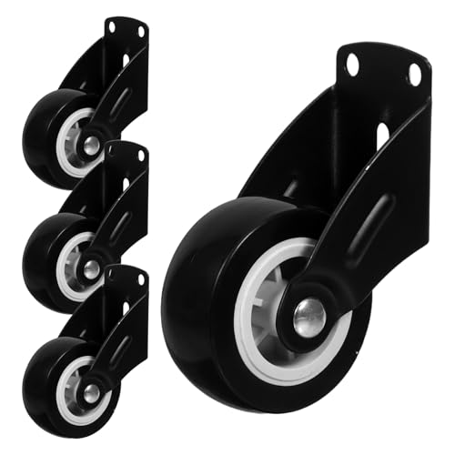 Homoyoyo 4 Stück Teiliges Schiebetürrollen für Möbel mit Geräuschlosem Lauf Langlebigen Führungslaufrädern für Schränke und Kleiderschränke Einfache Montage Robust und Geräuscharm Geeignet von Homoyoyo