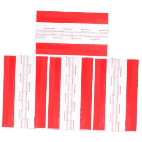 Homoyoyo 4 Stück Teiliges Selbstklebende Klappscharniere mit Starker Haftung Vielseitig für Schmuckkästen DIY Möbelreparatur Langlebige Einfach zu Installierende Scharniere für Türen und von Homoyoyo