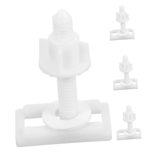 Homoyoyo 4 Stück Teiliges Toilettensitz Schrauben Set aus Langlebigem Material Wc Sitz Befestigung für Einfache Montage und Sichere Fixierung Kompatibel mit Vielen Toilettenmodellen Homoyoyo 4 Stück Teiliges Toilettensitz Schrauben Set aus Langlebigem Material Wc Sitz Befestigung für Einfache Montage und Sichere Fixierung Kompatibel mit Vielen Toilettenmodellen von Homoyoyo