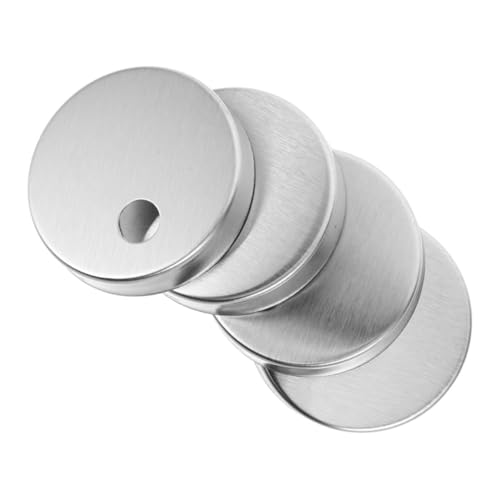 Homoyoyo 4 Stück Teiliges Wc Schrauben Abdeckkappen aus Edelstahl Toilettenbolzen Abdeckungen Dekorative Runde Befestigungsabdeckungen für Toiletten Einfache Montage Rostfrei Homoyoyo 4 Stück Teiliges Wc Schrauben Abdeckkappen aus Edelstahl Toilettenbolzen Abdeckungen Dekorative Runde Befestigungsabdeckungen für Toiletten Einfache Montage Rostfrei von Homoyoyo