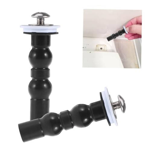 Homoyoyo 4 Stück Teiliges Wc sitz Befestigungsset aus Rostfreiem Edelstahl Inklusive und Distanzscheiben Passend Langlebige Expansionsschrauben für Toilettendeckel Reparatur und Montage von Homoyoyo