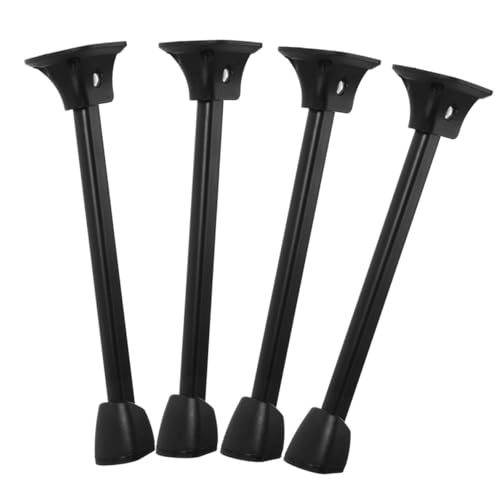 Homoyoyo 4 Stück Tischbeine Möbelbeine Eisenbeine Für Couchtisch Beine Für Tisch Klappbare Beine Für Möbel Klappbare Beine Für Schreibtisch Drop-Leaf-tischbein Black Schmiedeeisen von Homoyoyo