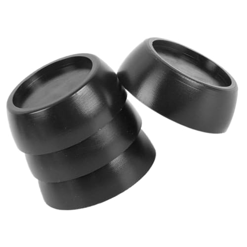 Homoyoyo 4 Stück Tpr Gummi Waschmaschinen Füße Antivibrationspads Rutschfest für Waschmaschine Trockner Möbel Schutz Schwarz von Homoyoyo