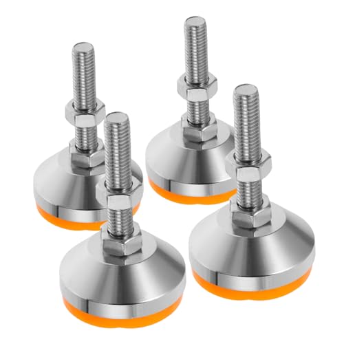 Homoyoyo 4 Stück Verstellbare Maschinenfüße Set Kohlenstoffstahl mit Rutschfester Gummiunterlage Höhenverstellbar und Robust für Werkbänke und Möbel Langlebig und Verschleißfest Homoyoyo 4 Stück Verstellbare Maschinenfüße Set Kohlenstoffstahl mit Rutschfester Gummiunterlage Höhenverstellbar und Robust für Werkbänke und Möbel Langlebig und Verschleißfest von Homoyoyo