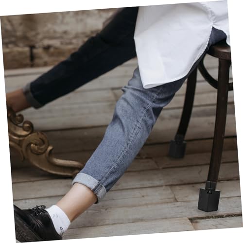 Homoyoyo 4 Stück Verstellbare Möbel Erhöher aus Robustem mit Höhenverstellbare Fußpads für Bettgestelle Tische Sofas Stabile Unterstützung und rutschfest Geeignet für Beine von Homoyoyo