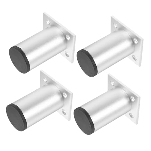 Homoyoyo 4 Stück Verstellbare Möbelbeine aus Aluminium Höhe Stabile Sofabeine und Möbelfüße für Couch Schrank Tisch Moderne Einfache Montage und rutschfeste Unterstützung von Homoyoyo