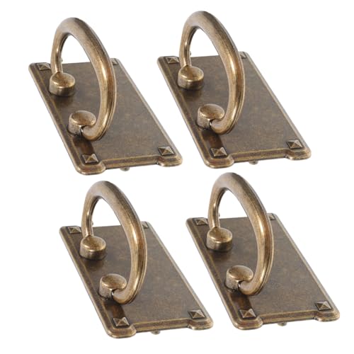 Homoyoyo 4 Stück Vintage Schubladengriffe Kommoden Und Küchenschubladengriffe Einzigartige Schubladengriffe Kleiderschrank Türgriffe Retro Stil Griff Für Küchenschränke Retro von Homoyoyo
