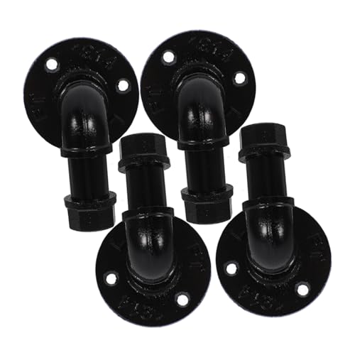 Homoyoyo 4 Stück Wandmontierte Kleiderhaken Eisen Industrieller Stil Wasserrohr Design Vielseitige Aufhängemöglichkeiten für Kleidung Hüte und Taschen Dekorativer Vintage Look Homoyoyo 4 Stück Wandmontierte Kleiderhaken Eisen Industrieller Stil Wasserrohr Design Vielseitige Aufhängemöglichkeiten für Kleidung Hüte und Taschen Dekorativer Vintage Look von Homoyoyo