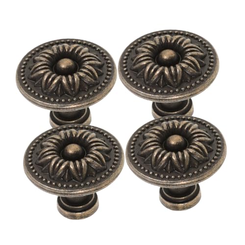 Homoyoyo 4 Stück Zinklegierung Möbelknöpfe Retro Schrankgriffe Vintage Schubladengriffe Antike Griffe für Schrank Kommode Küchenschrank Einfach zu Montieren und Langlebig Homoyoyo 4 Stück Zinklegierung Möbelknöpfe Retro Schrankgriffe Vintage Schubladengriffe Antike Griffe für Schrank Kommode Küchenschrank Einfach zu Montieren und Langlebig von Homoyoyo