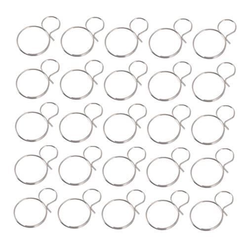 Homoyoyo 40 Stück Teiliges Edelstahl Kronleuchter Kristallverbinder Stabile Deckenlichtbefestigung Wiederverwendbare Drop Clips für Pendelleuchte und Deckenlampe Einfache DIY Montage von Homoyoyo