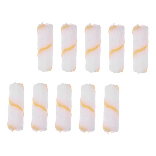 Homoyoyo 48 Stück Teiliges Mini Leichte Lackierrollen mit Polyester nap Praktische Wandmaler nachfüllpackung für Heimwerker und Geeignet für Schlafzimmer Küche Wohnzimmer Garage von Homoyoyo