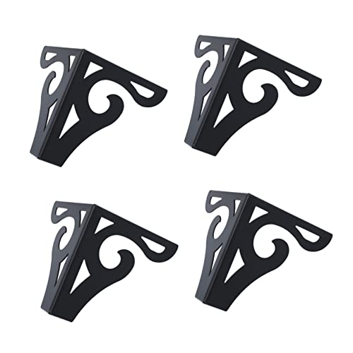 Homoyoyo 4stücke Metallmöbelbeine Verstellbare Tischfüße Robust Und Langlebig Für Sofa Schrank Couchtisch Schwarze Farbe Möbelunterstützung von Homoyoyo