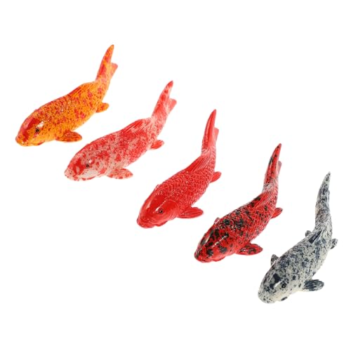 Homoyoyo 5 Koi-Fisch-Gartenstatuen Realistische Künstliche Fischskulptur Für Draußen Terrasse Hof Rasen Aquarium- Homoyoyo 5 Koi-Fisch-Gartenstatuen Realistische Künstliche Fischskulptur Für Draußen Terrasse Hof Rasen Aquarium- von Homoyoyo