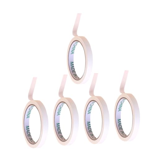 Homoyoyo 5 Rollen Malerkrepp Abdeckband Selbstklebendes Säurefreies Masking Tape für Malerei DIY Basteln Kunstprojekte Leicht Abziehbar Geruchsneutral Vielseitig Einsetzbar von Homoyoyo
