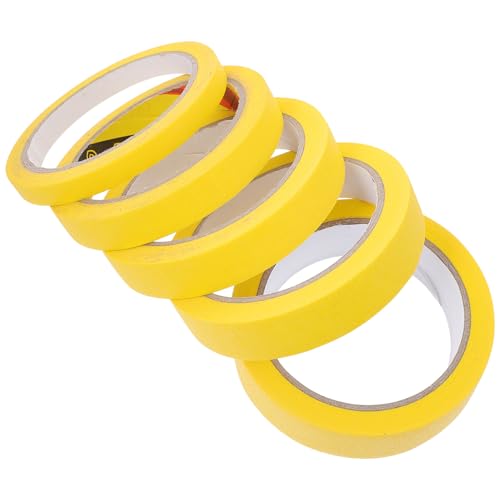 Homoyoyo 5 Rollen Malerkreppband aus Premium krepppapier Leicht Abreißbar Stark Haftend Staubschutzgeeignet Vielseitig für Auto Möbel sprüharbeiten Rückstandsfrei Entfernbar Verschiedene Homoyoyo 5 Rollen Malerkreppband aus Premium krepppapier Leicht Abreißbar Stark Haftend Staubschutzgeeignet Vielseitig für Auto Möbel sprüharbeiten Rückstandsfrei Entfernbar Verschiedene von Homoyoyo